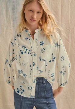 Printed Boyfriend Shirt*Wrap London Cheap