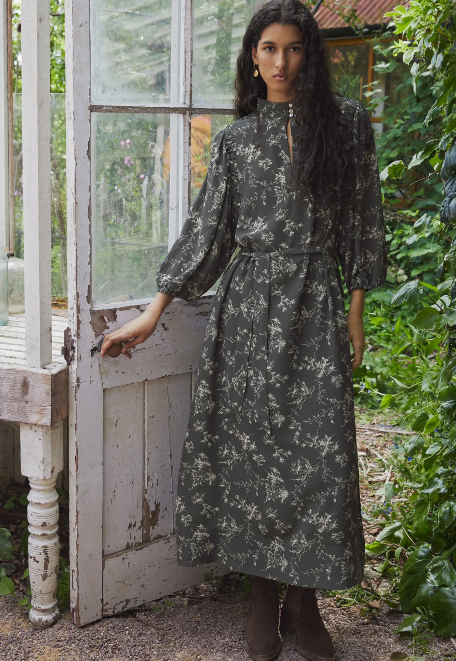 Printed Dress*Wrap London Cheap
