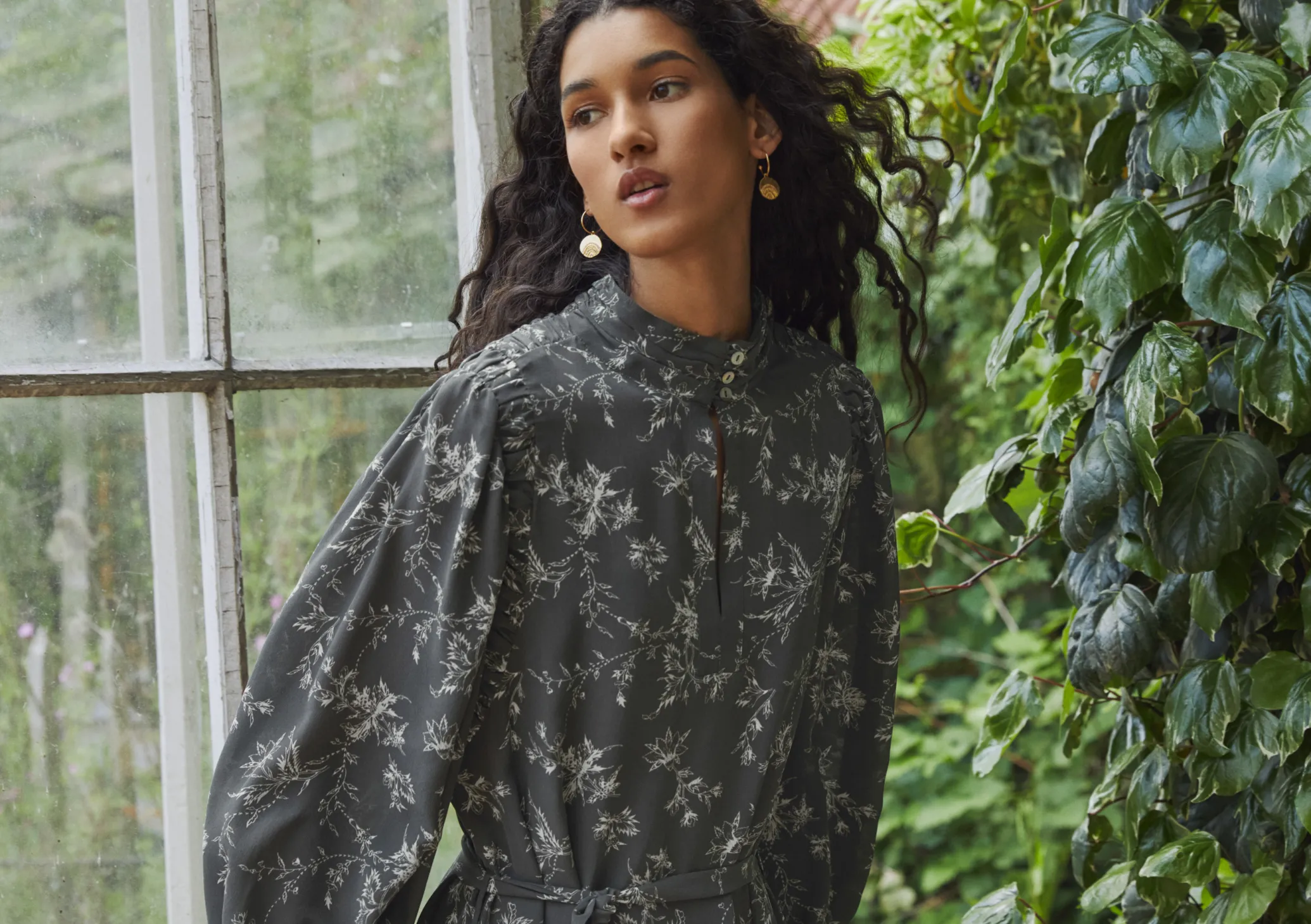 Printed Dress*Wrap London Cheap