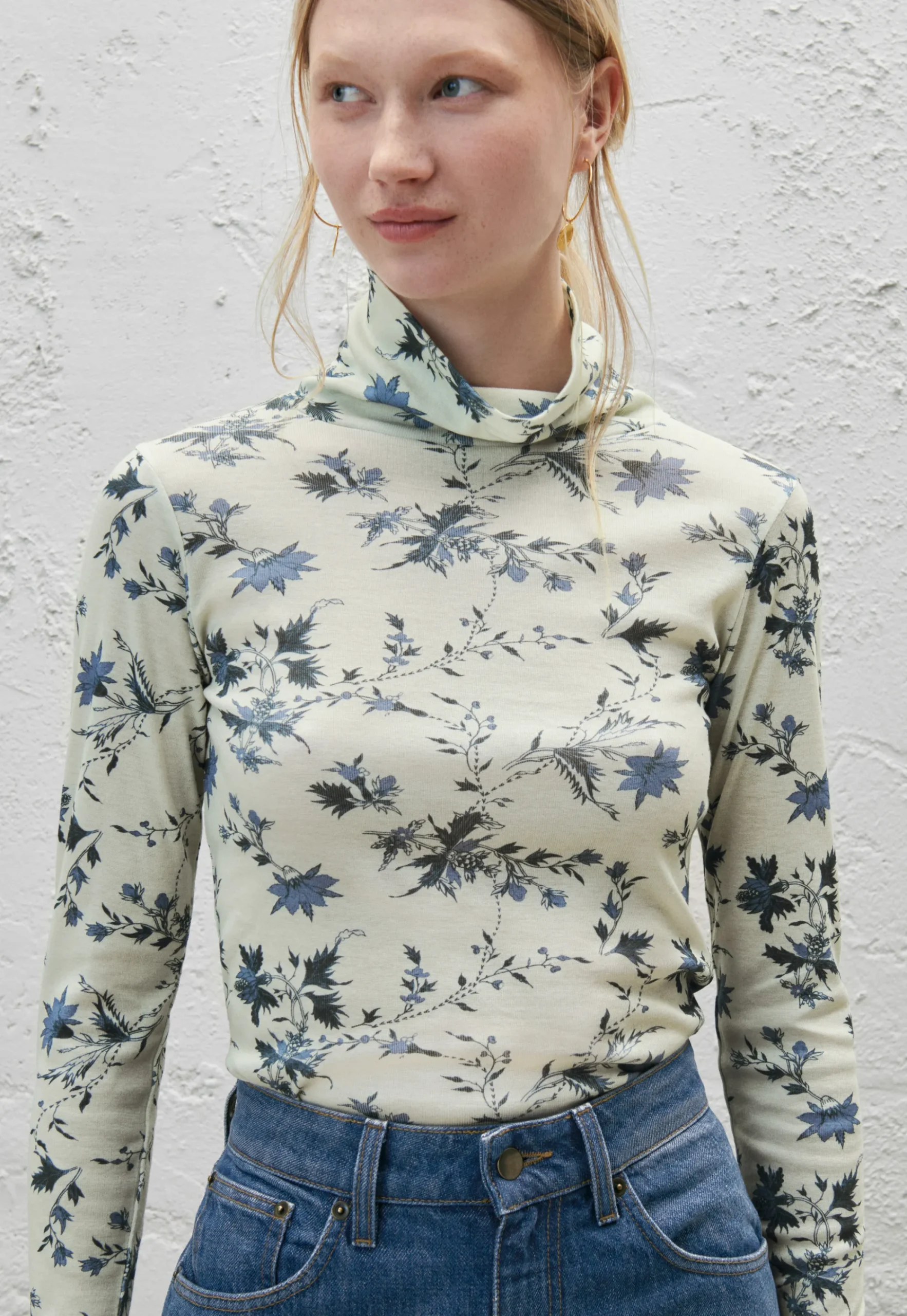Printed Jersey Top*Wrap London Outlet