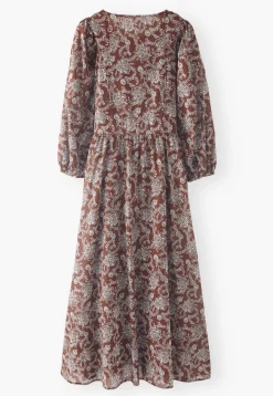 Printed Maxi-Dress*Wrap London Fashion