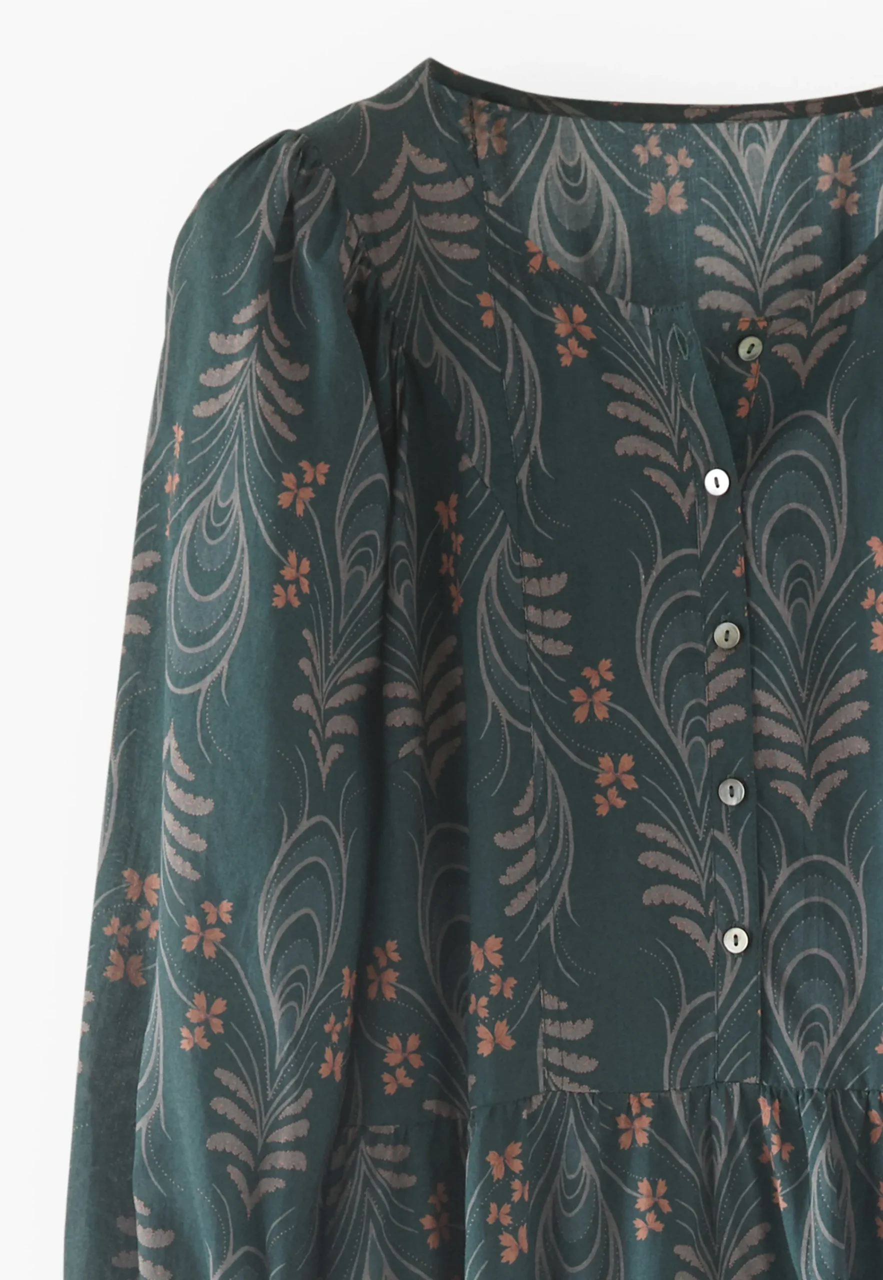Printed Maxi-Dress*Wrap London Discount