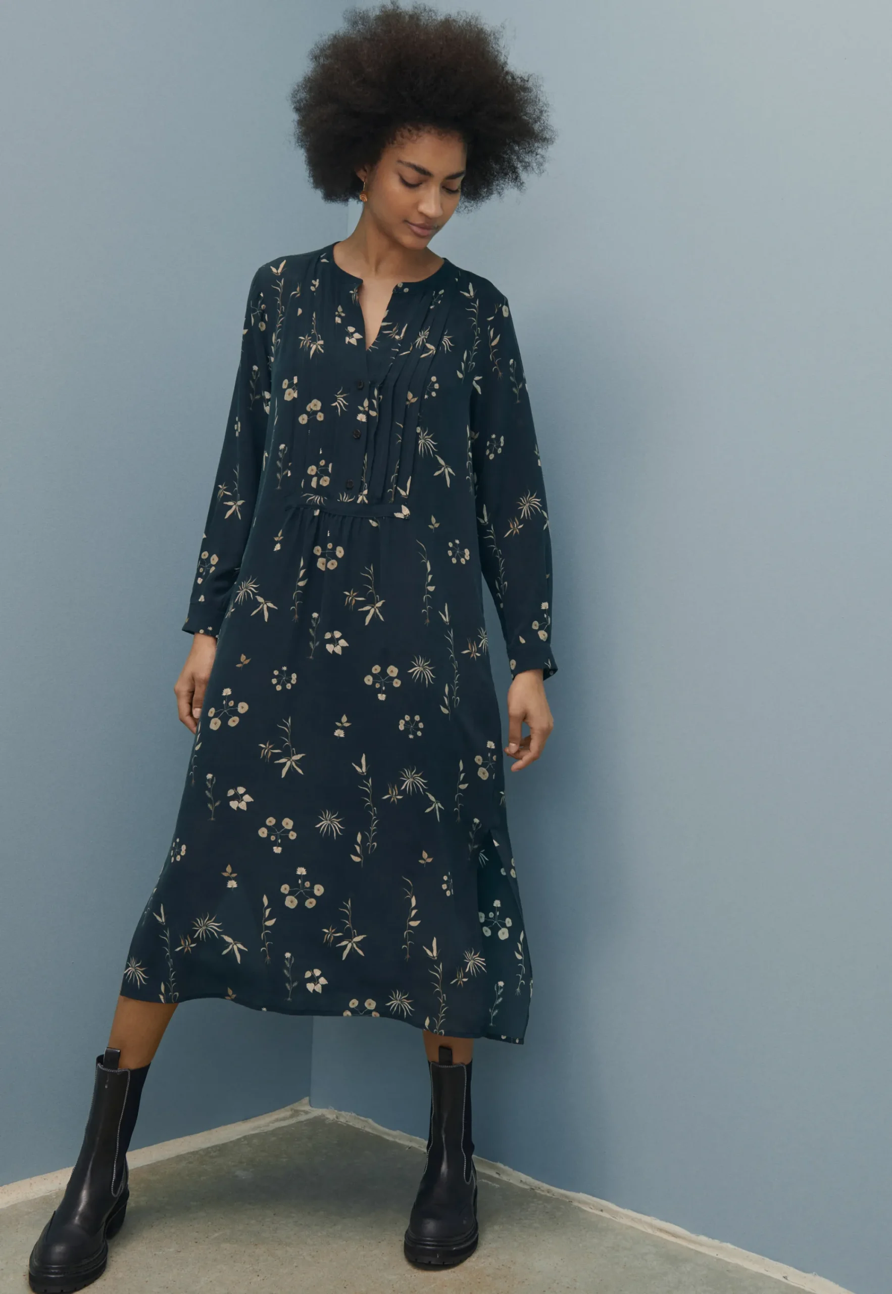 Printed Shirtdress*Wrap London Cheap