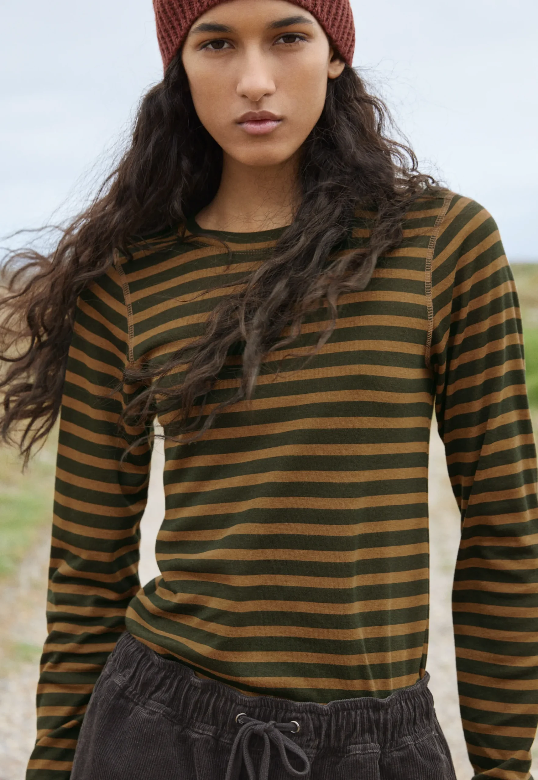 Printed Striped Top*Wrap London Hot