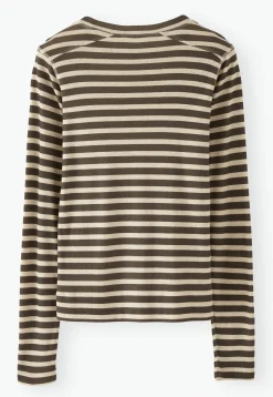 Printed Striped Top*Wrap London New