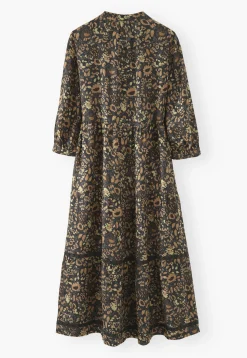 Printed Tiered Dress*Wrap London Outlet