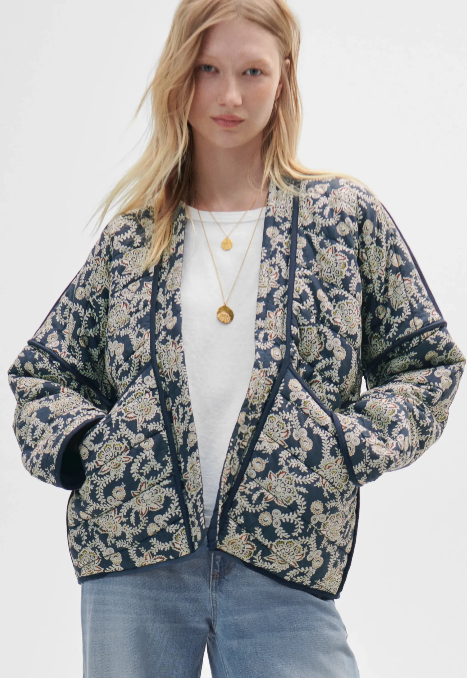 Quilted Print Jacket*Wrap London Online