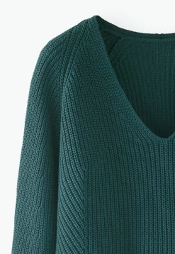 Rib-Stitch Sweater*Wrap London Shop