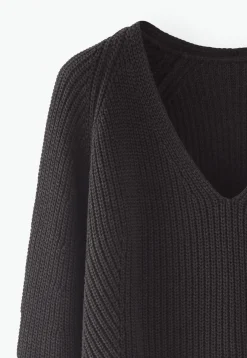 Rib-Stitch Sweater*Wrap London New
