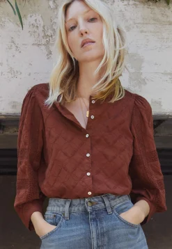 Schiffli Blouse*Wrap London Online