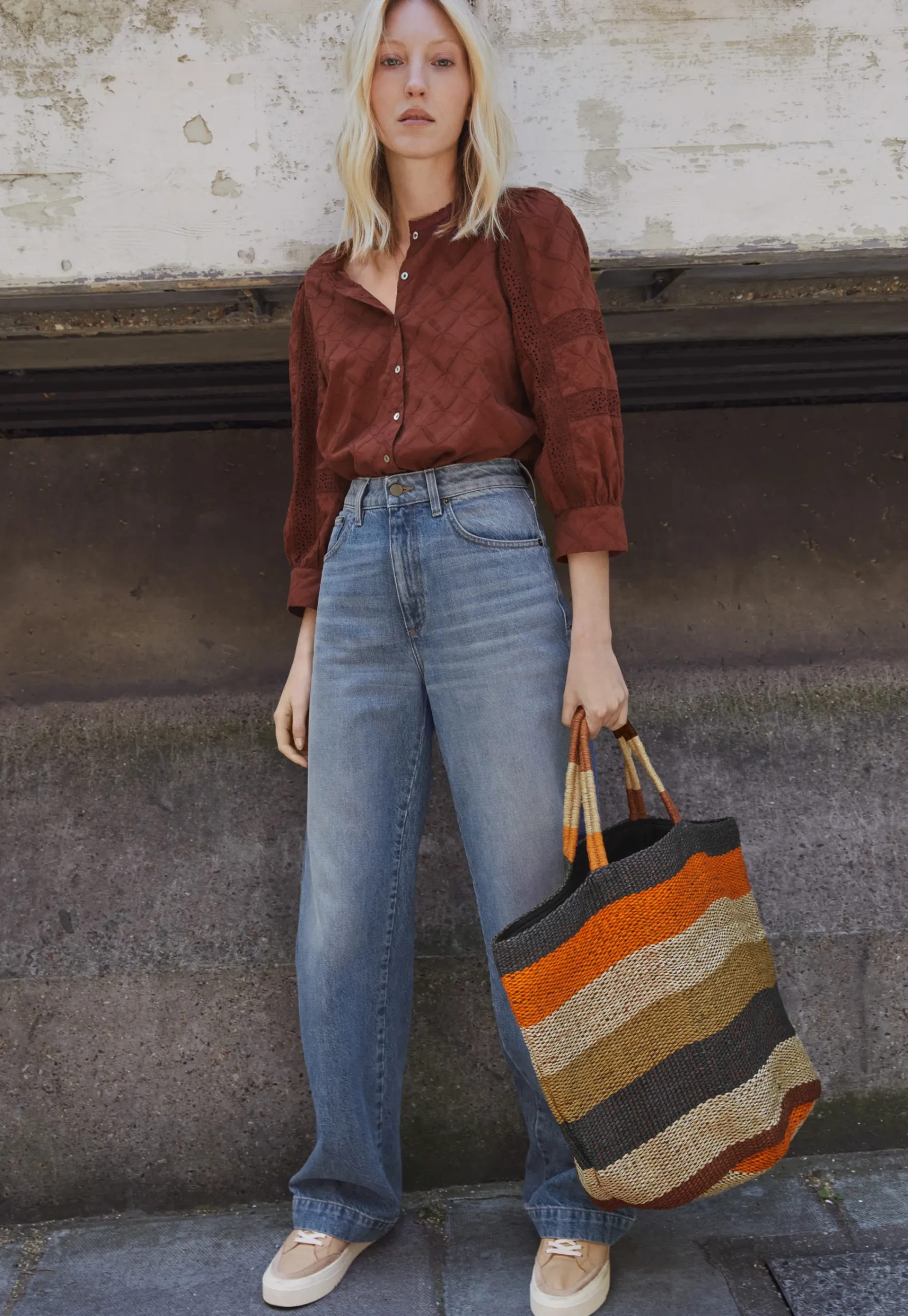 Schiffli Blouse*Wrap London Online