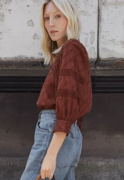 Schiffli Blouse*Wrap London Online