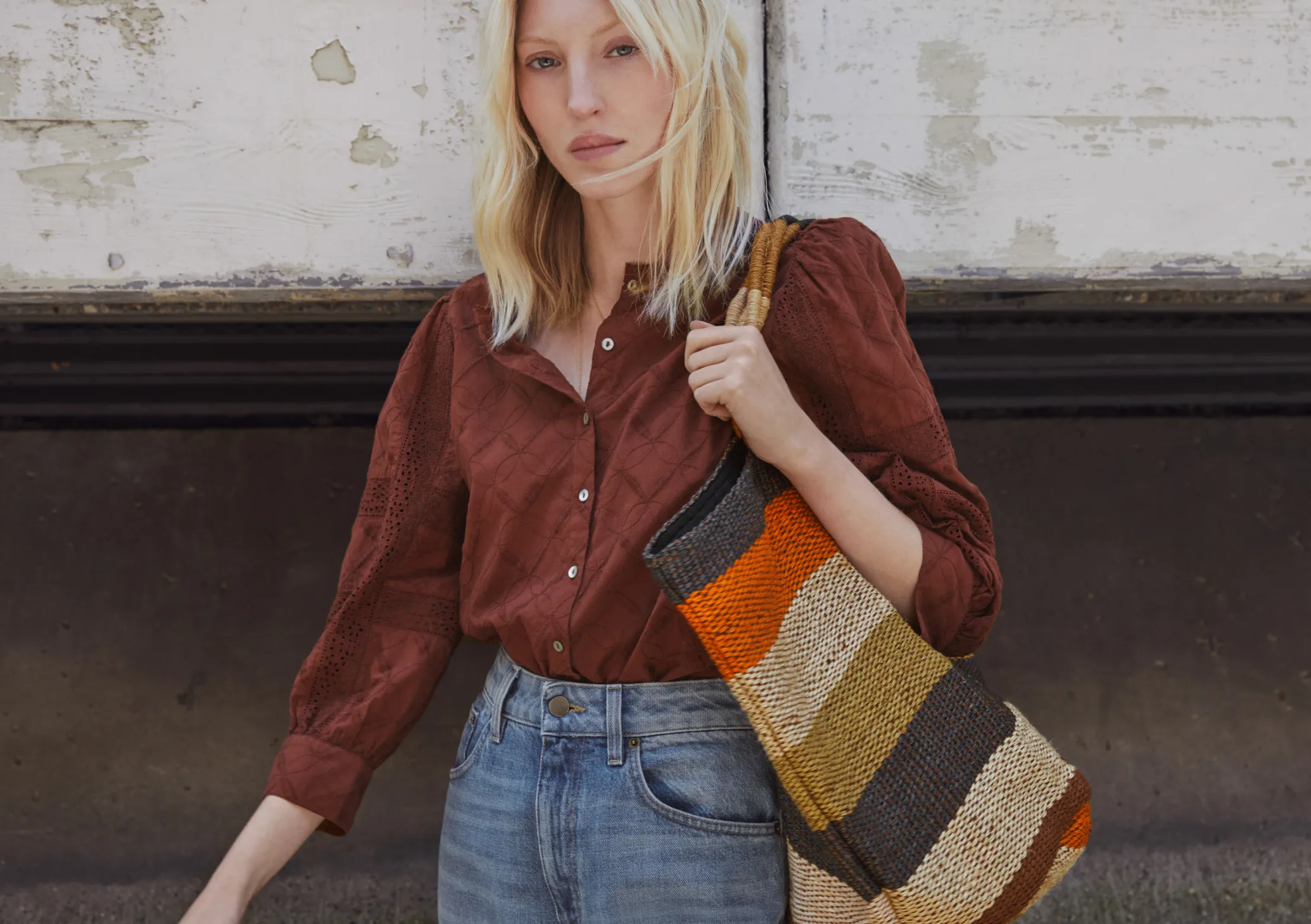 Schiffli Blouse*Wrap London Online
