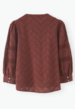 Schiffli Blouse*Wrap London Online