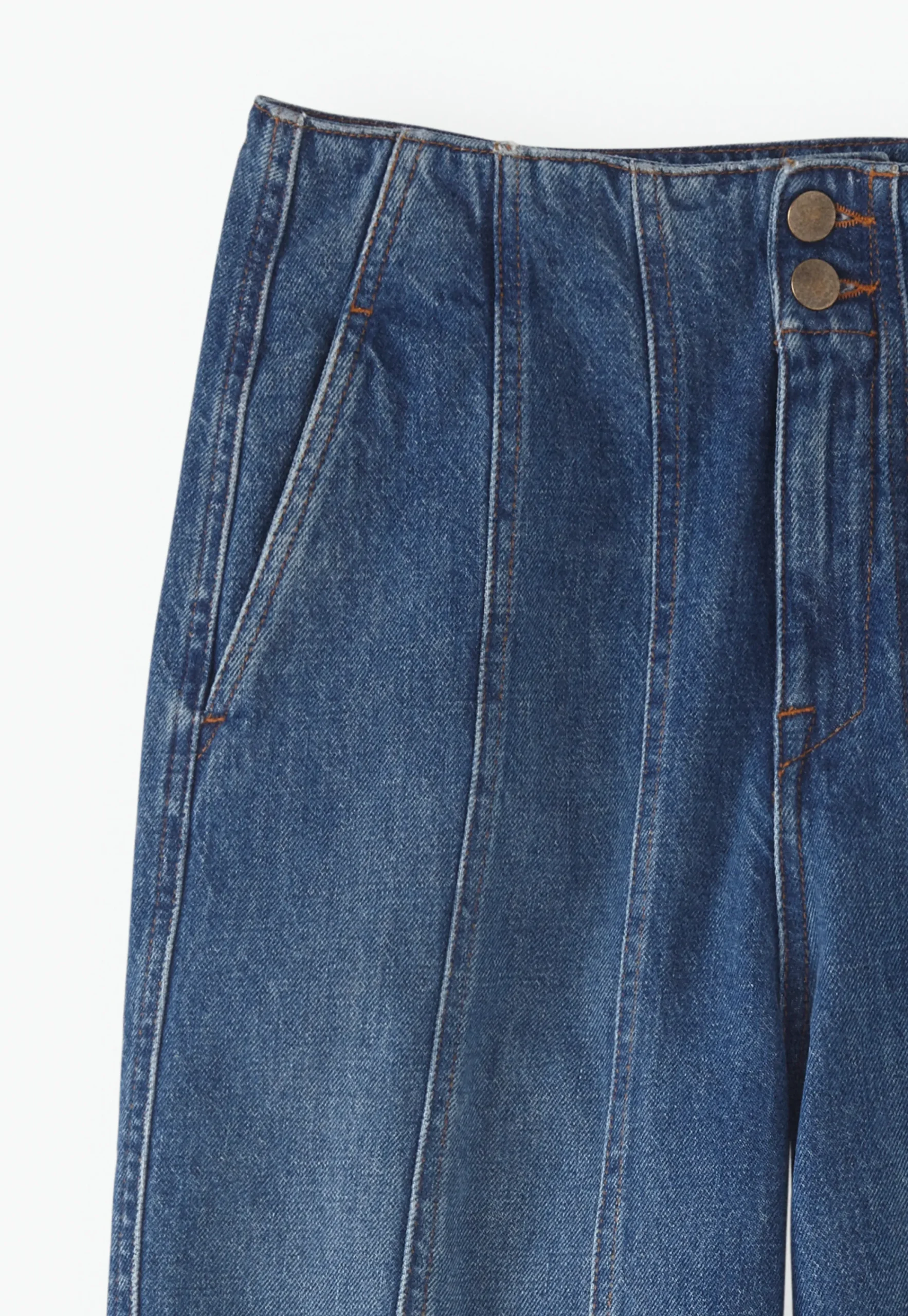 Seam-Detail Jeans*Wrap London Best