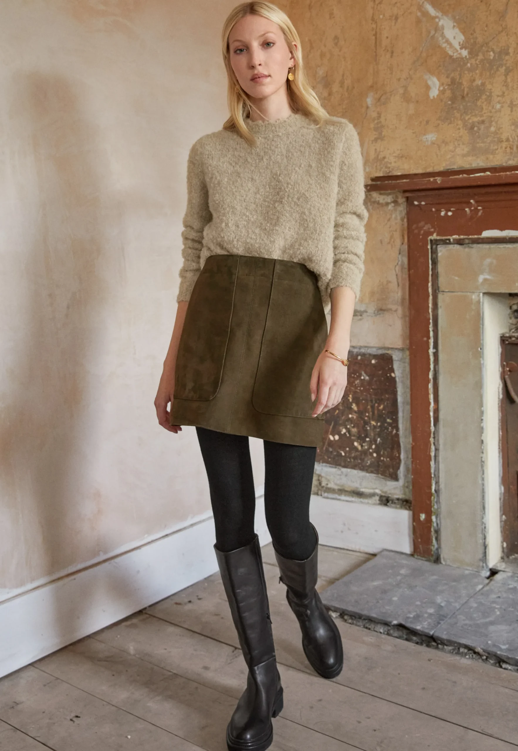 Short Skirt*Wrap London Fashion