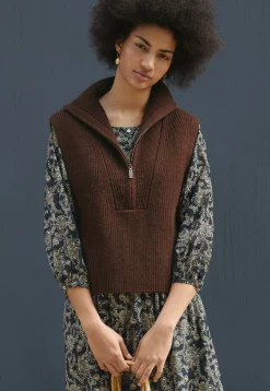 Sleeveless Sweater*Wrap London Discount
