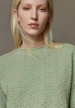 Stitch-Detail Sweater*Wrap London Outlet
