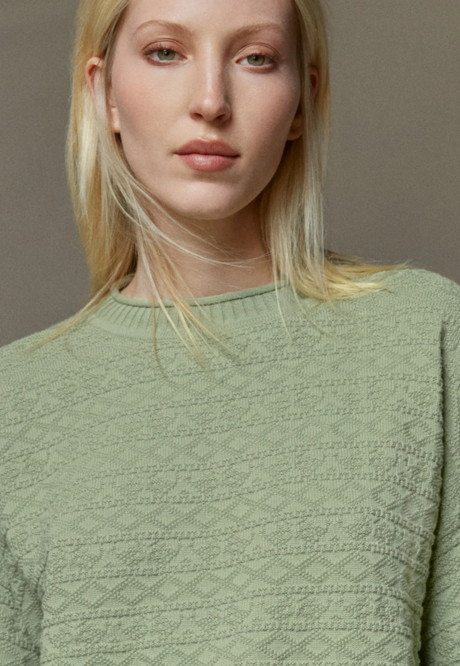 Stitch-Detail Sweater*Wrap London Outlet