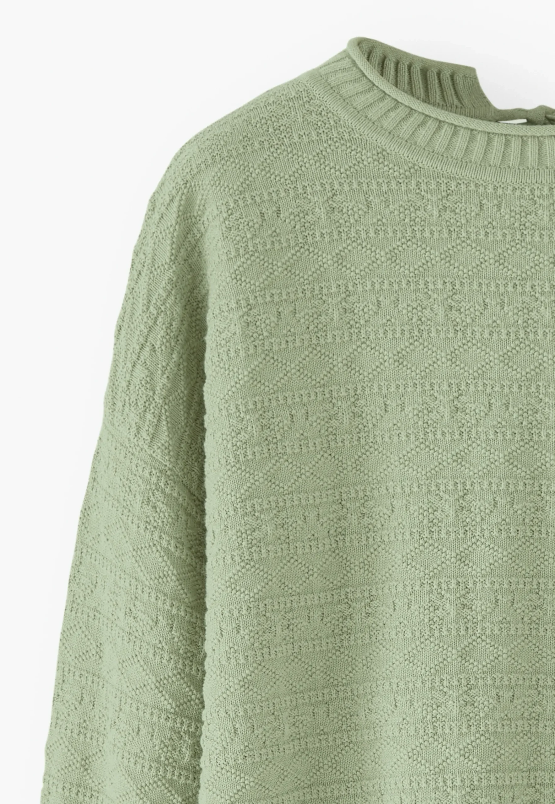Stitch-Detail Sweater*Wrap London Outlet