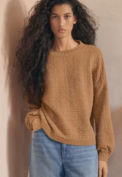 Stitch-Detail Sweater*Wrap London Discount