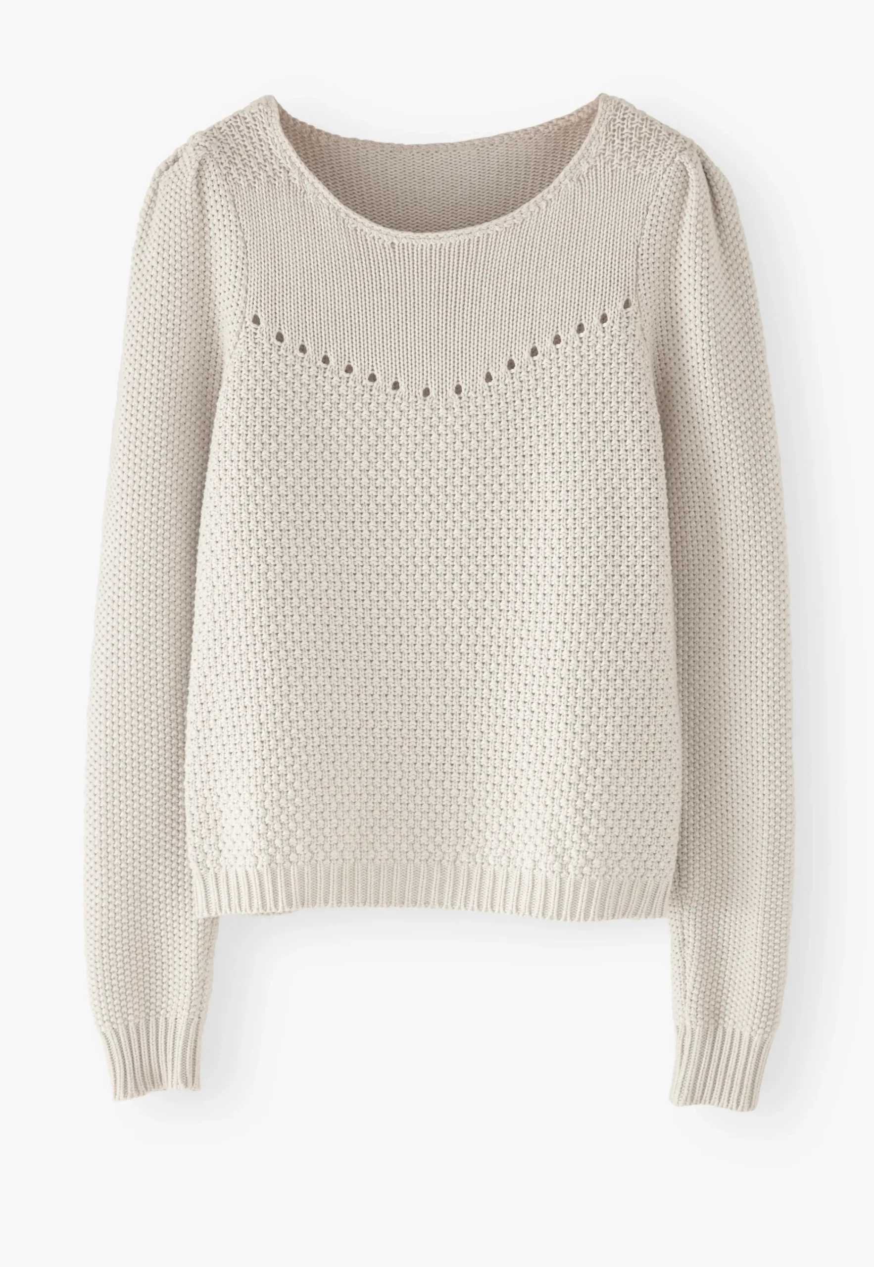 Stitch-Mixing Pointelle Sweater*Wrap London Best Sale