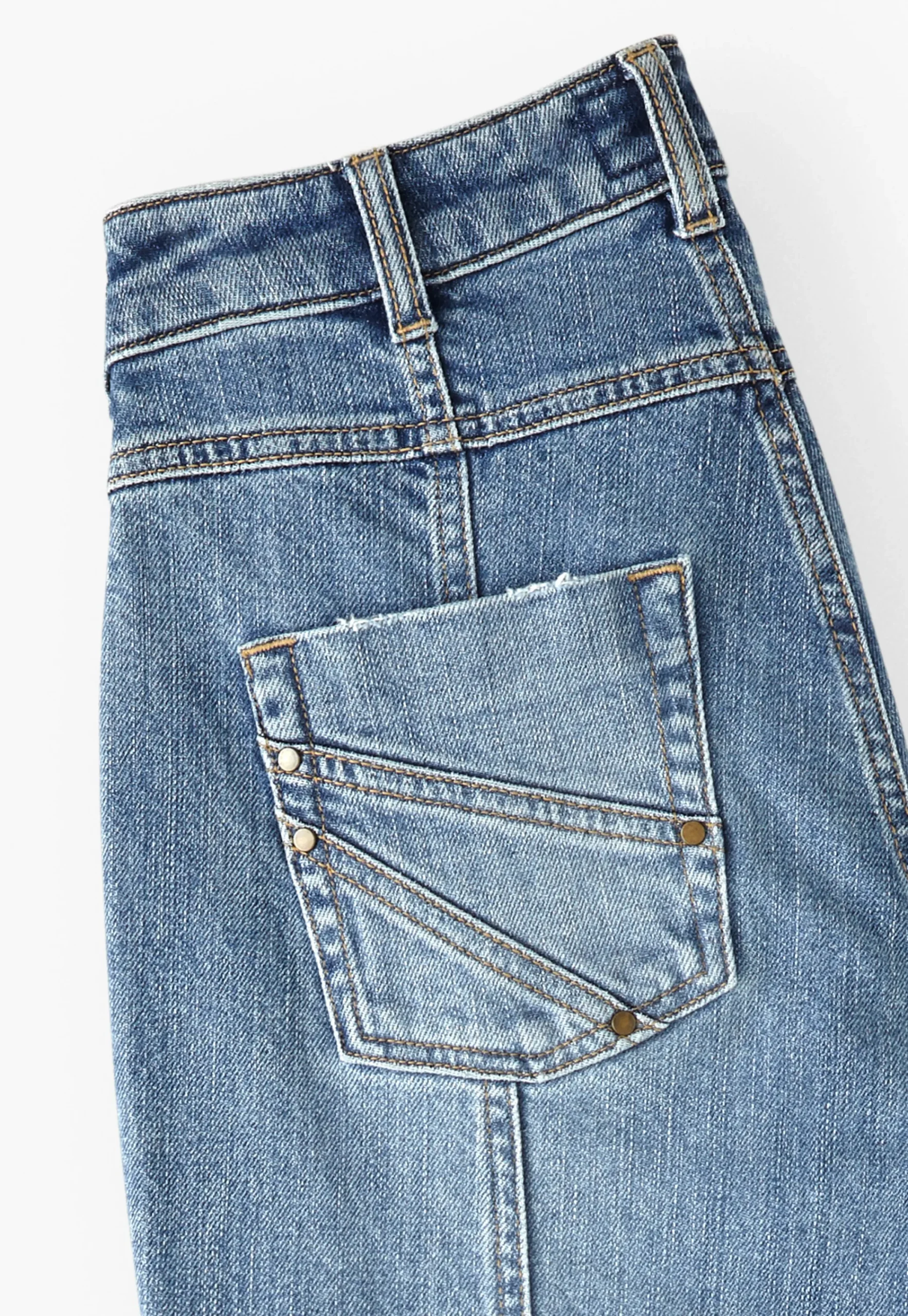Straight Cropped Jeans*Wrap London Cheap