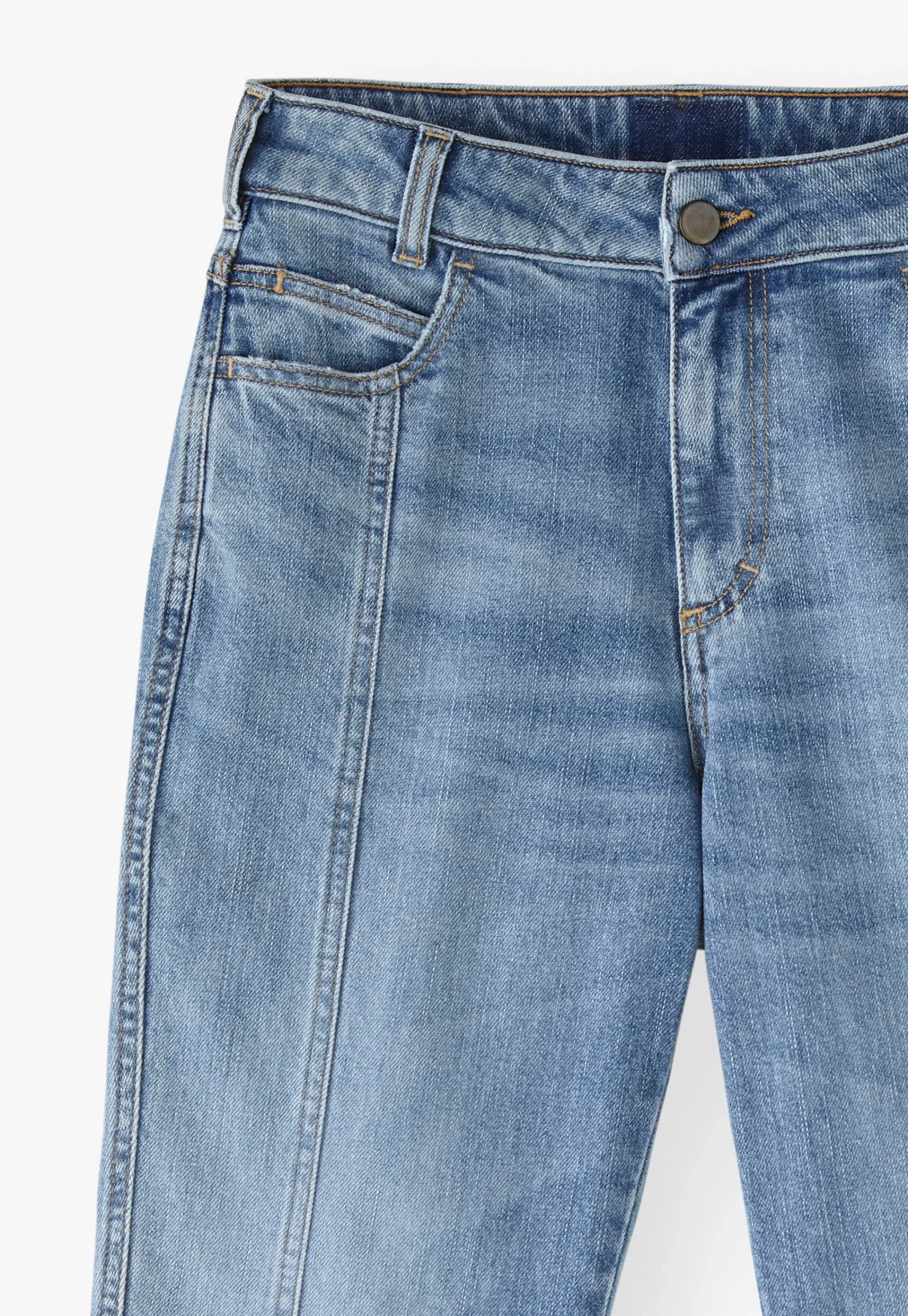 Straight Cropped Jeans*Wrap London Cheap