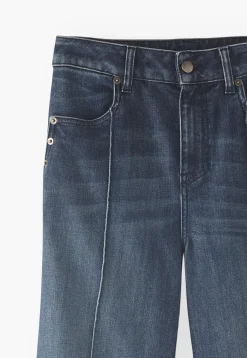Straight Turned-Up-Hem Jeans*Wrap London Cheap