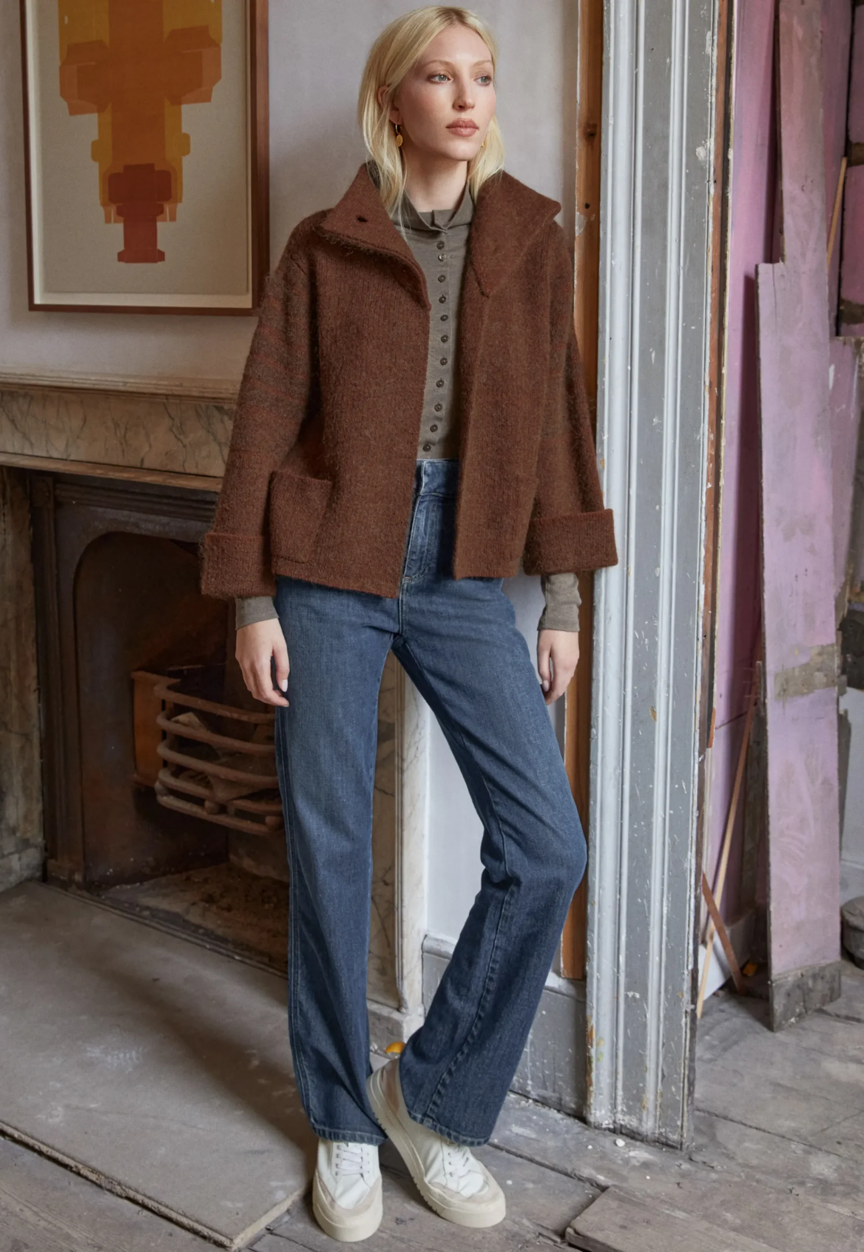 Straight-Leg Jeans*Wrap London Clearance