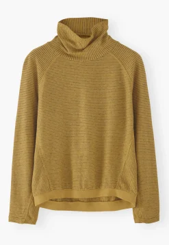 Striped Funnel-Neck Top*Wrap London Store