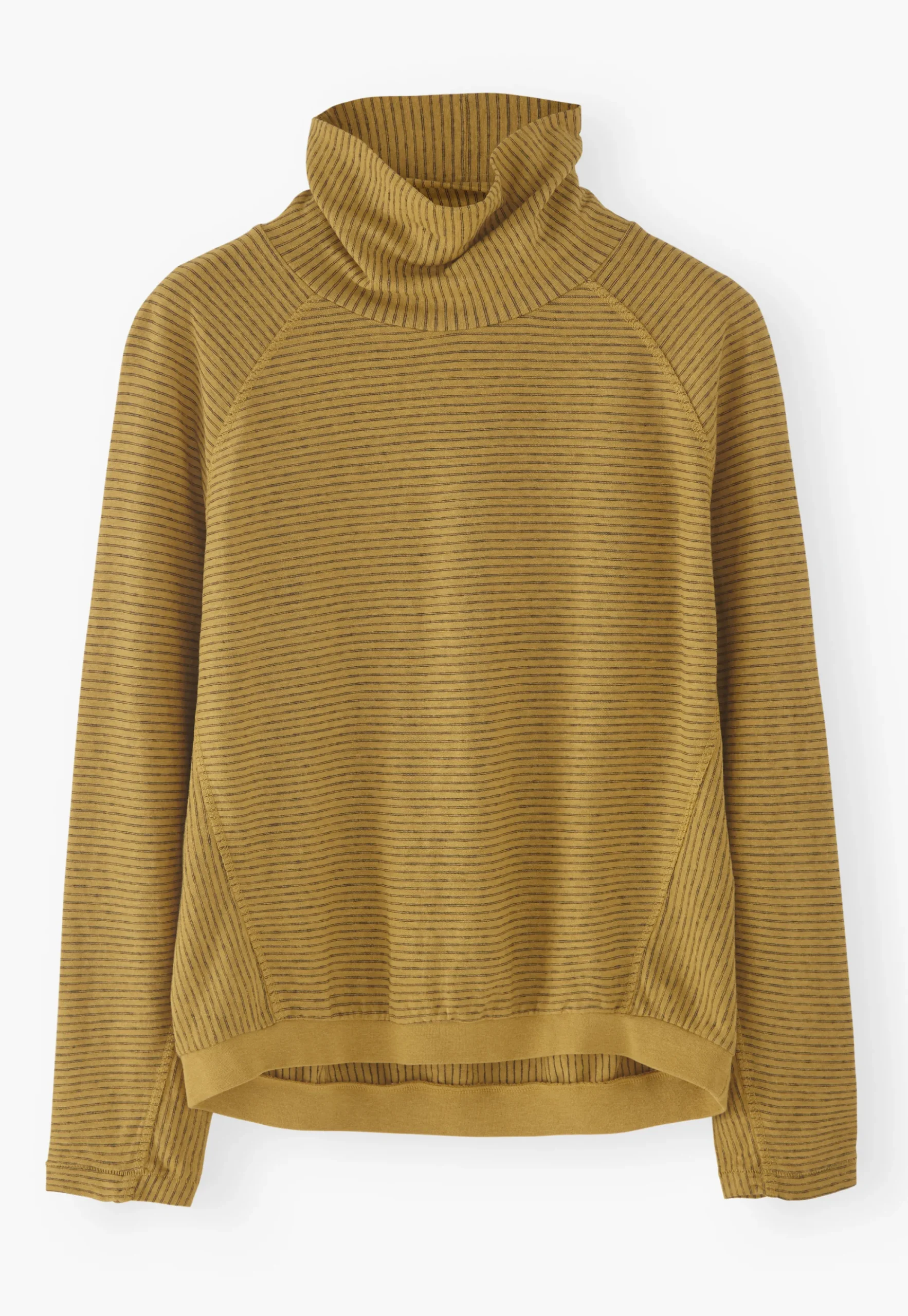 Striped Funnel-Neck Top*Wrap London Store