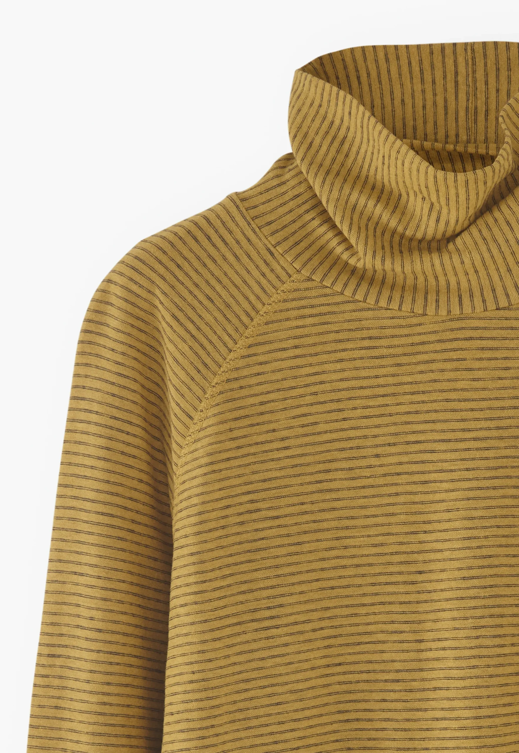 Striped Funnel-Neck Top*Wrap London Store