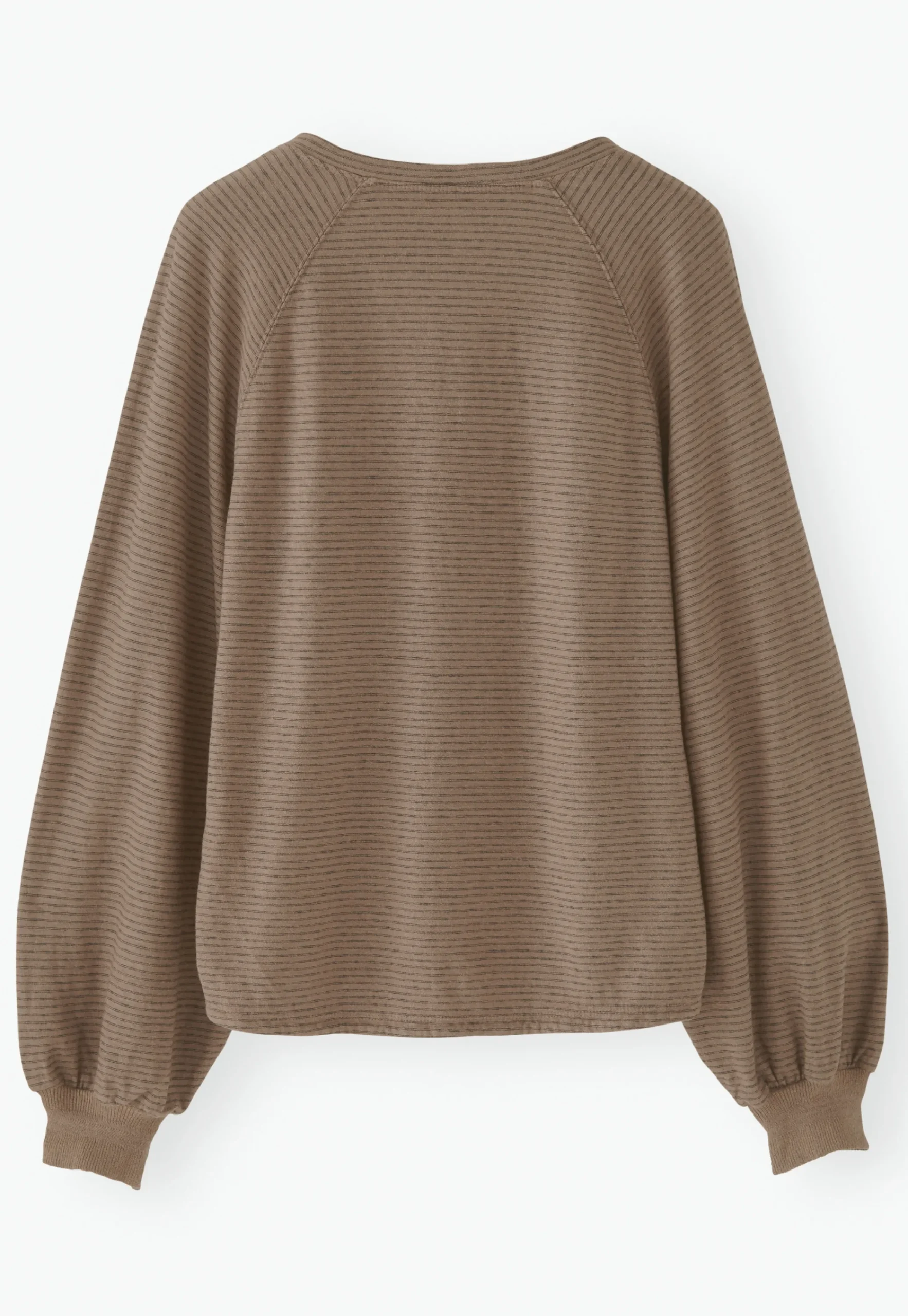 Striped V-Neck Top*Wrap London Cheap