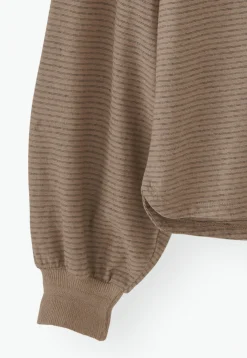 Striped V-Neck Top*Wrap London Cheap