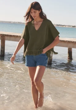 Tassel Poncho*Wrap London Best Sale