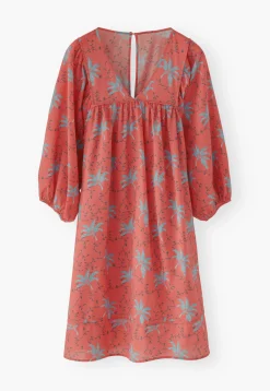 V-Neck Printed Dress*Wrap London Cheap