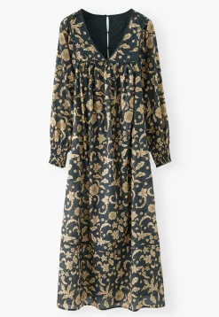 V-Neck Printed Dress*Wrap London Outlet