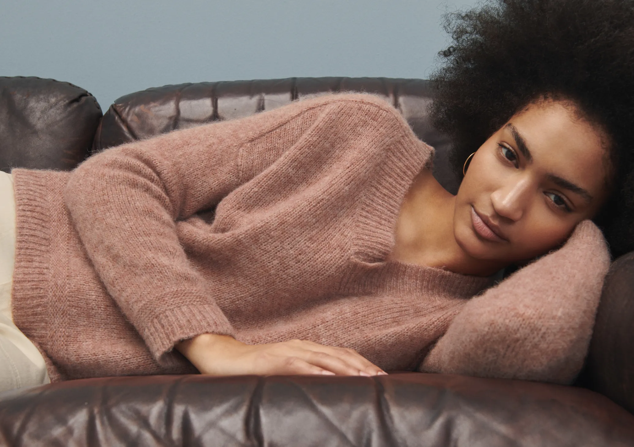 V-Neck Sweater*Wrap London Discount