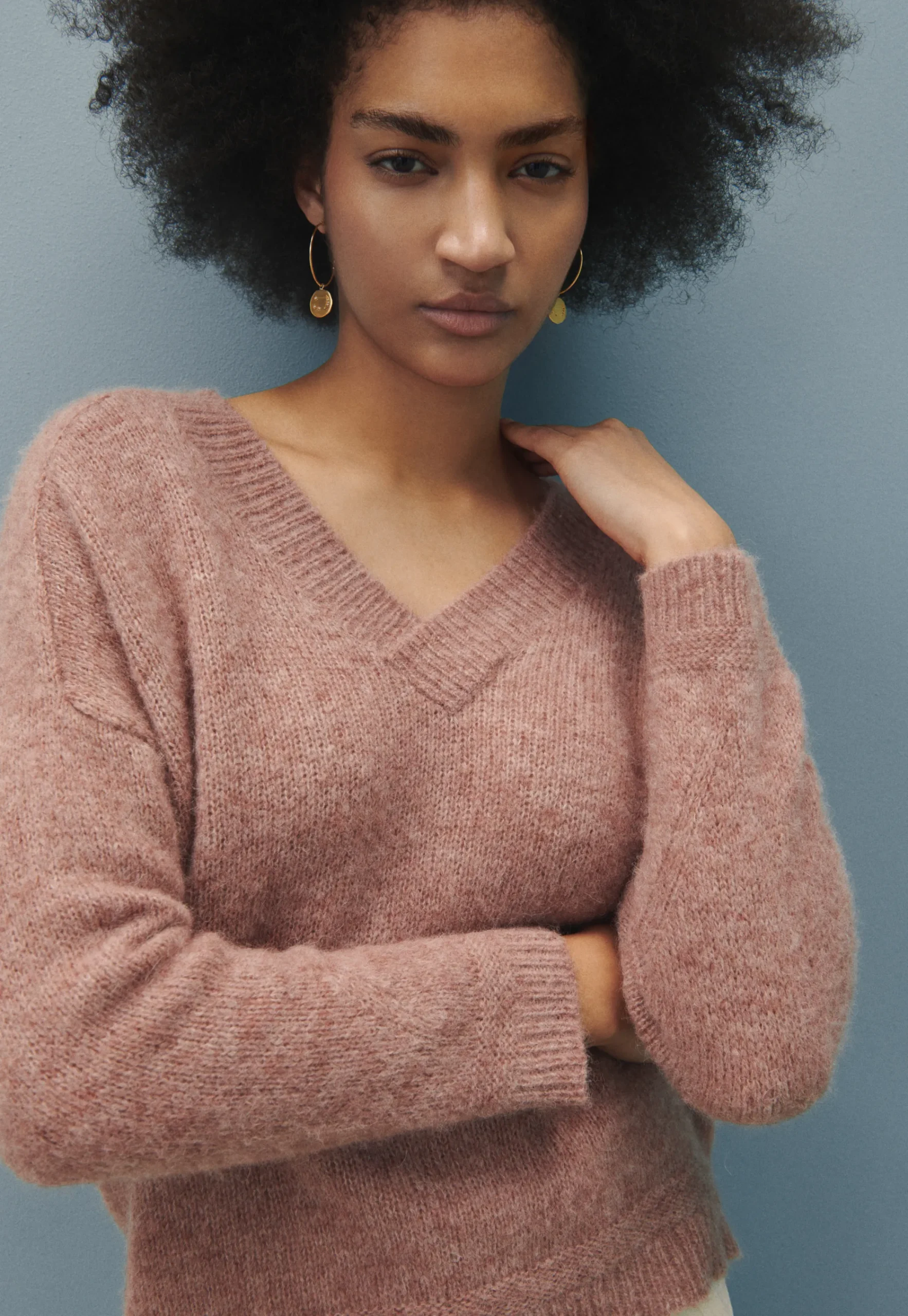 V-Neck Sweater*Wrap London Discount