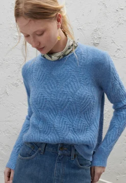 Wave-Stitch Sweater*Wrap London New