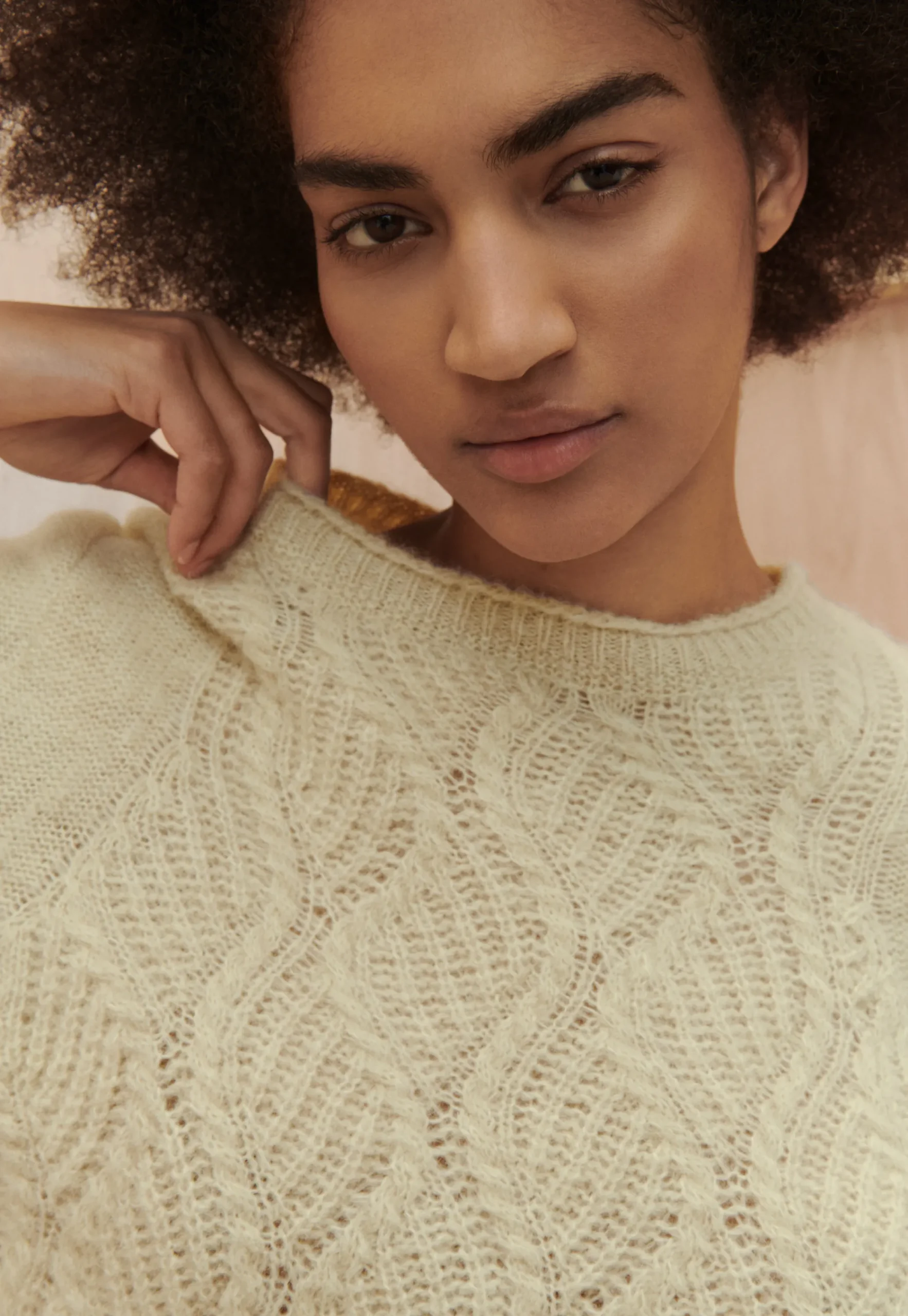 Wave-Stitch Sweater*Wrap London Cheap