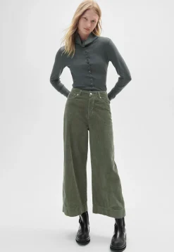 Wide-Leg Cord Trousers*Wrap London Online