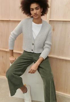 Wide-Leg Cord Trousers*Wrap London Online