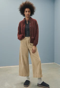 Wide-Leg Cord Trousers*Wrap London Discount